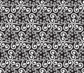 Steampunk Scroll Pattern vector image