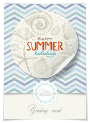 greeting card design template vector