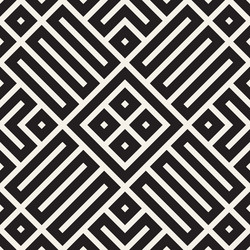 Symmetrical Ethnic Geometric Pattern vector