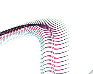 abstract background blend wave line design vector image
