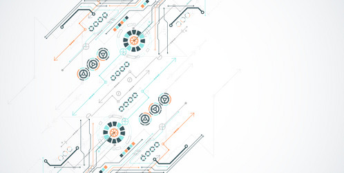 abstract background on a technological theme vector image