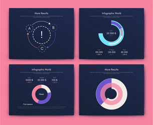 big set infographics elements eps10 stock vector