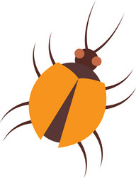 virus bug hacking computer software vector