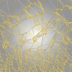 Abstract net with background light vector