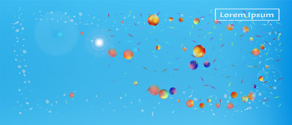 useful abstract ultra wide space background vector image