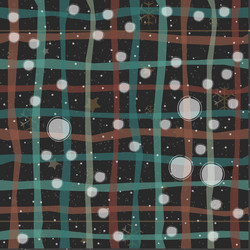 Abstract seamless pattern with golden elements vector