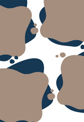 seamless pattern with abstract geometric shapes vector image