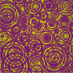 circles retro background vector image