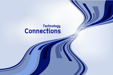 abstract curve wave flow digital river background vector image
