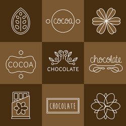 cocoa icon set vector