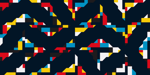 digital design abstract pattern vector image