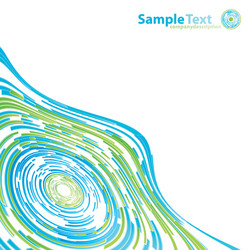 Flowing Abstract Circles Background vector image