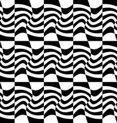 repeatable distorted pattern with rectangles vector image