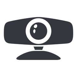 web camera icon basic webcam symbol vector image