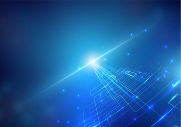 Abstract Circuit Technology Background vector image
