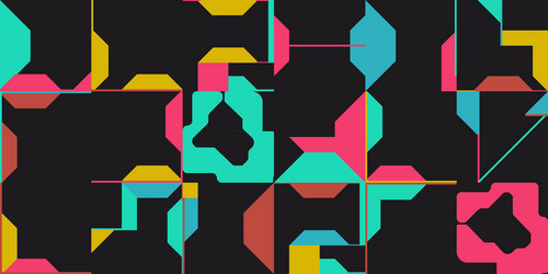 Digital design abstract pattern vector