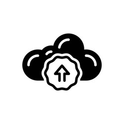 cloud upload vector image