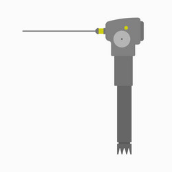 Cordless endodontic dental tip with micromotor Vector Image
