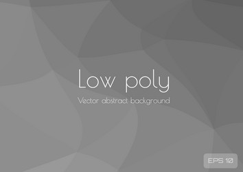 Low poly light gray abstract background geometric vector