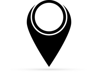 map pointer icon gps location symbol vector image