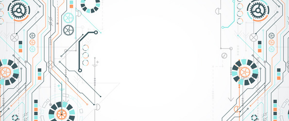 abstract background on a technological theme vector image