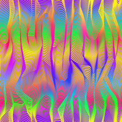 Psychedelic Grid Pattern vector image