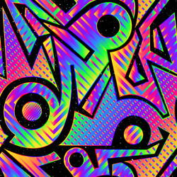 Tech Gradient Space Pattern vector image