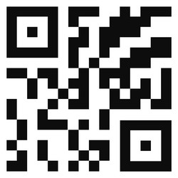 Data matrix template qr code black square vector