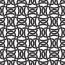 Seamless pattern of intersecting braces vector