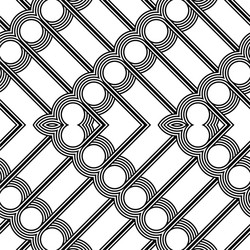design seamless monochrome zigzag pattern vector image