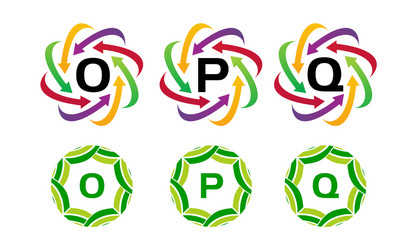 dynamic rotation marketing distribution set vector image
