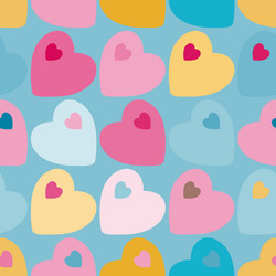 seamless background with abstract geometric shapes vector image