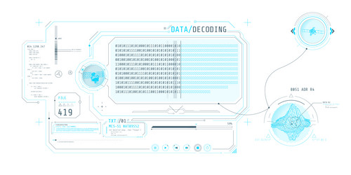 interface for decoding object data received from vector image