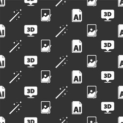 Set ai file document speech bubble with text 3d vector