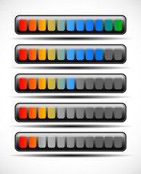 Loading bar vector