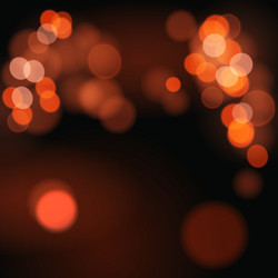 Orange Bokeh Abstract Background vector