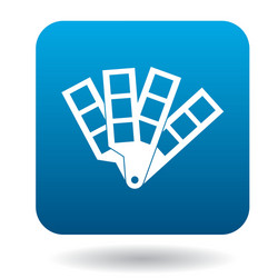 palette guide icon in simple style vector image