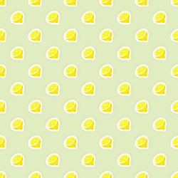 seamless pattern background with lemon vector image
