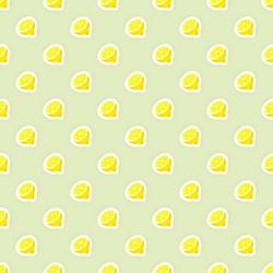 seamless pattern background with lemon vector