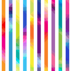strips with color transition from triangles vector image
