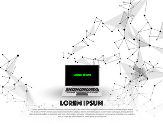 abstract background for design technology vector image
