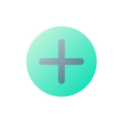 add button pixel perfect flat gradient two-color vector image
