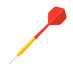 Dart Game Icon - Flat Style vector image