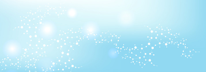 modern abstract molecules structure for science vector image