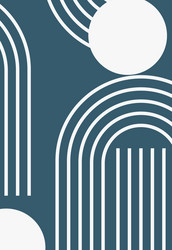 seamless pattern with abstract geometric shapes vector image