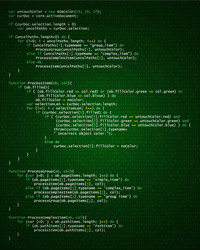 abstract background with program code vector image