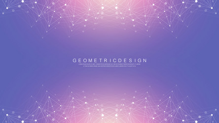 global network connection banner design template vector image