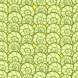 retro shells pattern vector image