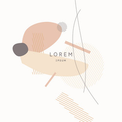 a composition with abstract elements in popular vector image