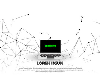 abstract background for design technology vector image